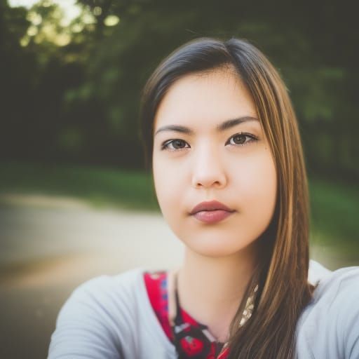 Professional Selfie with Bokeh and Natural Lighting