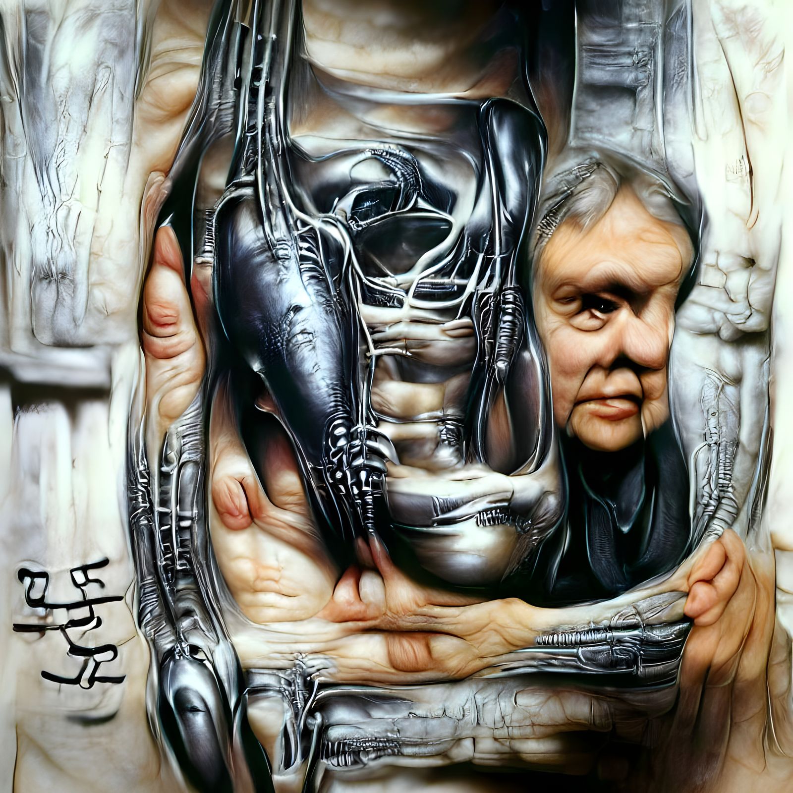 Boneless Human Body in Hyperrealistic Style
