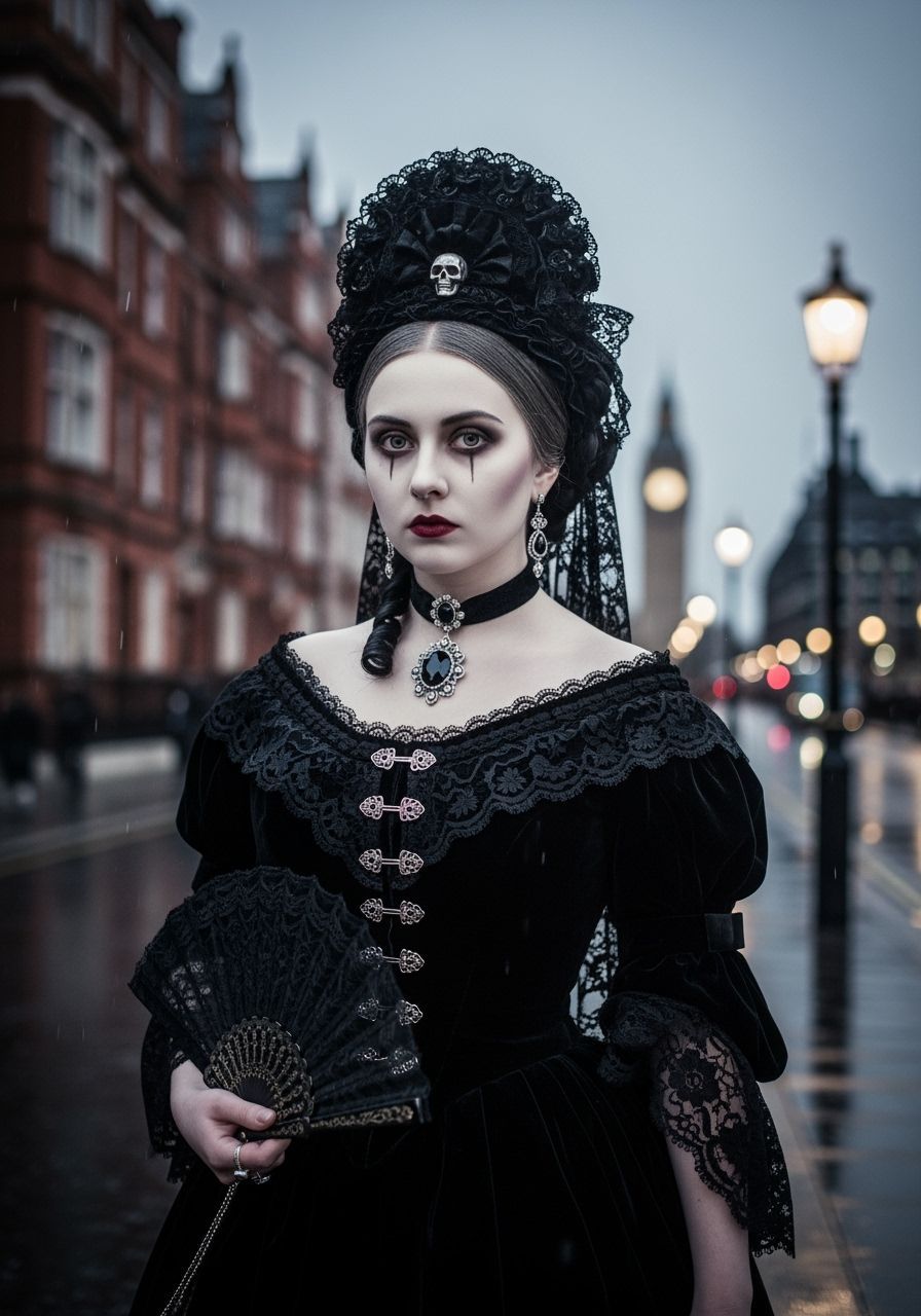 Gothic Queen Victoria in Modern London