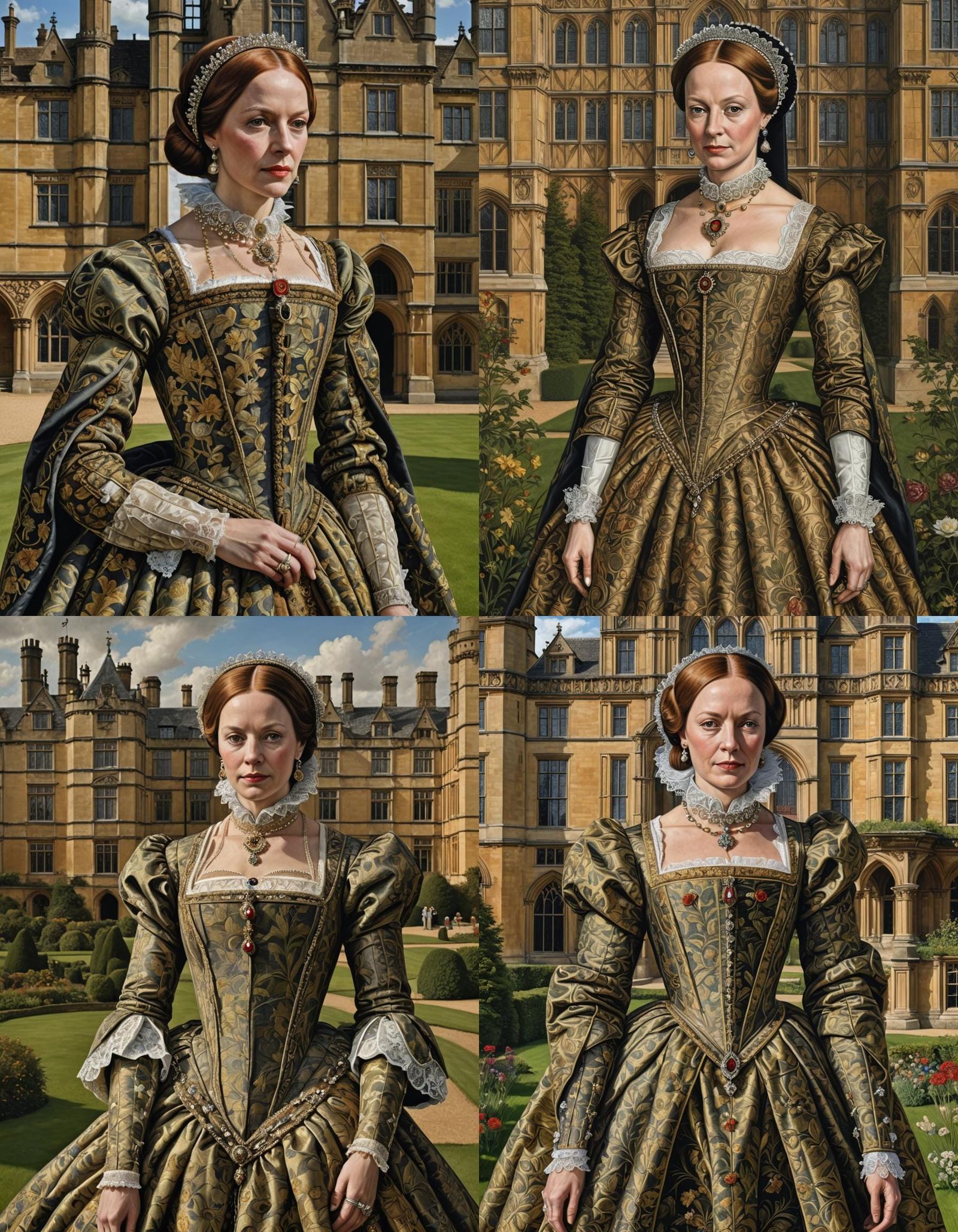 Tudor Aristocratic Lady at Hardwick Hall