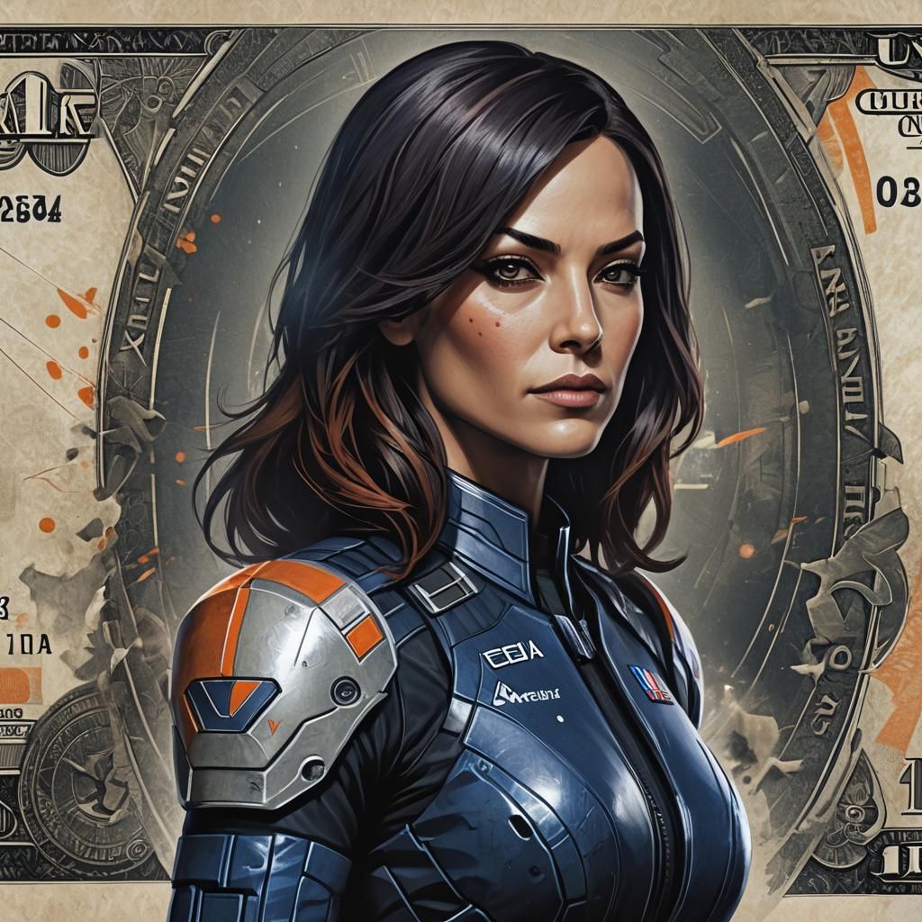 Yvonne Strahovski as Miranda Lawson: Detailed Matte Painting