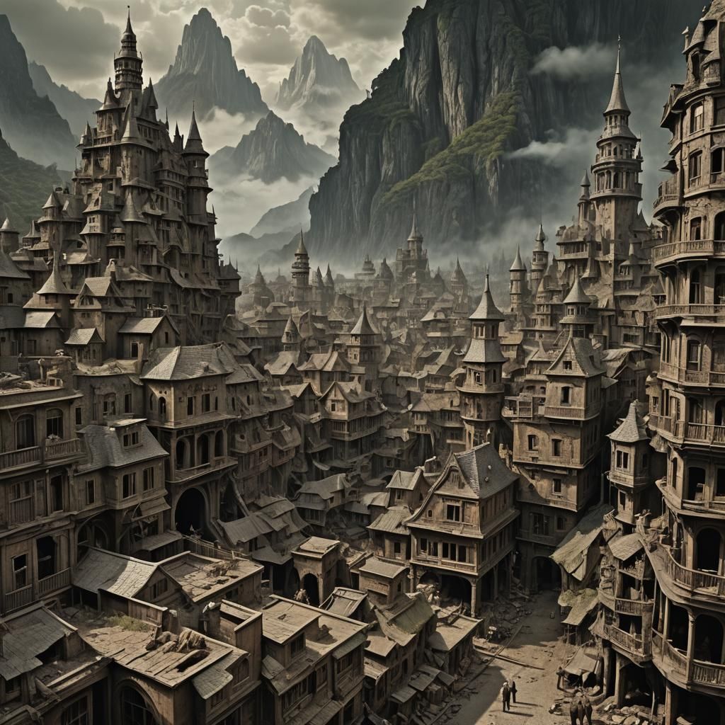 Disturbing Image as Detailed Matte Painting
