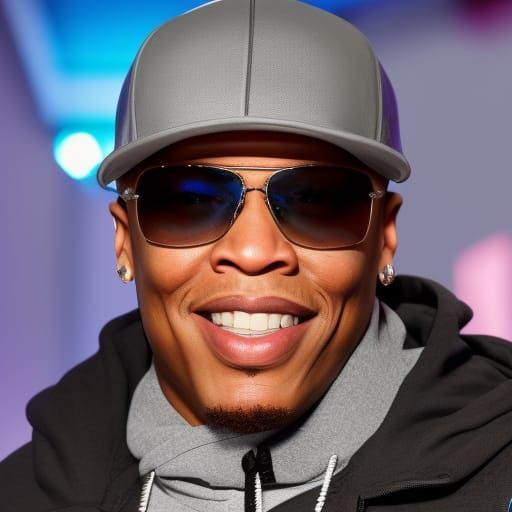 Rapper as Fortnite Skin in Digital Art Style