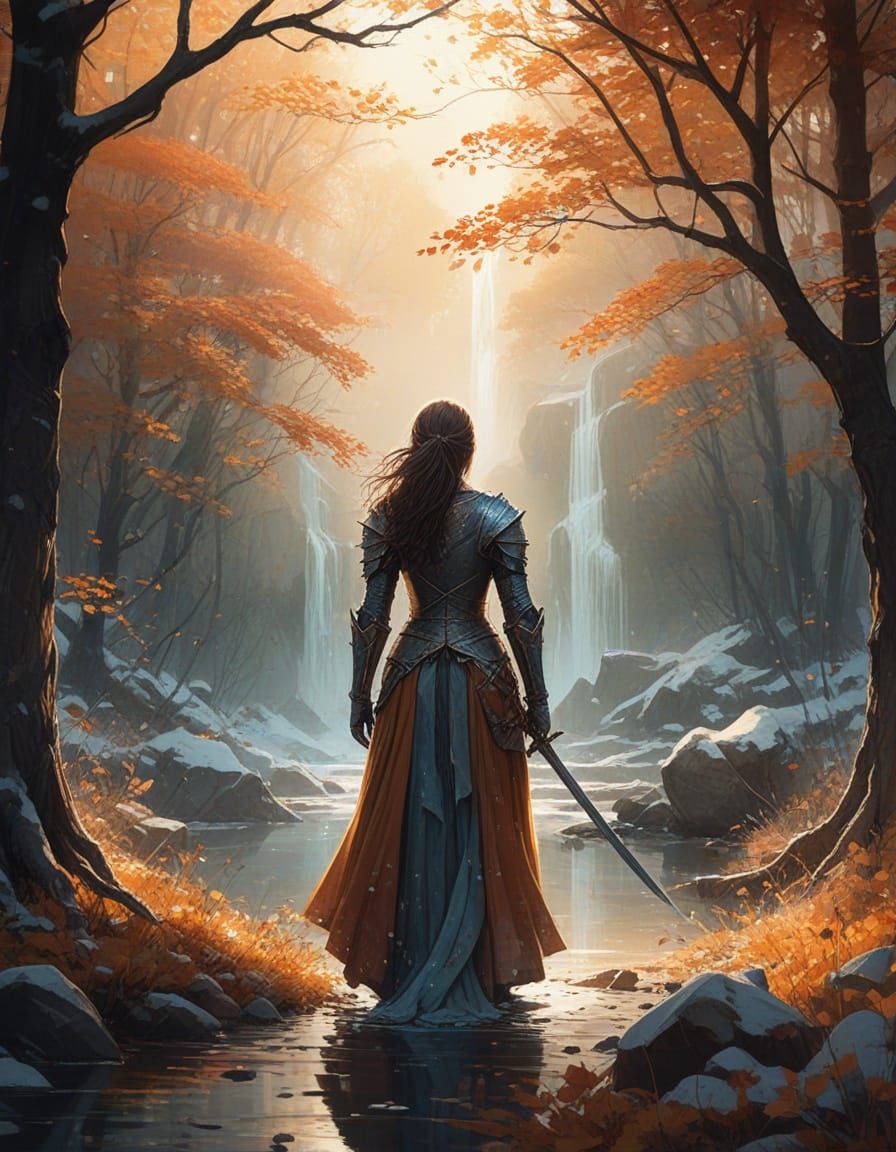 Enchanting Fantasy Knight Portrait