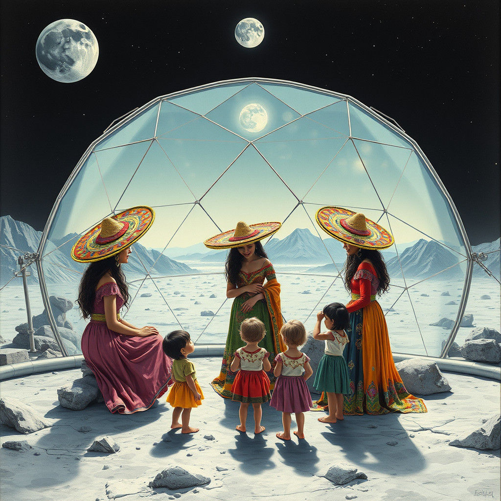 Lunar Dome: Women and Children in a Sci-Fi Dream