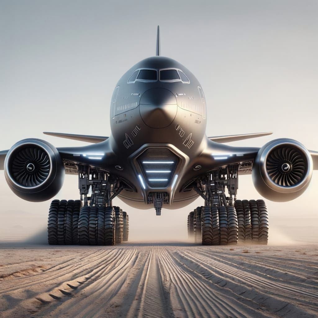 Hyper-Futuristic Aircraft Blends Jetliner and Pickup Truck