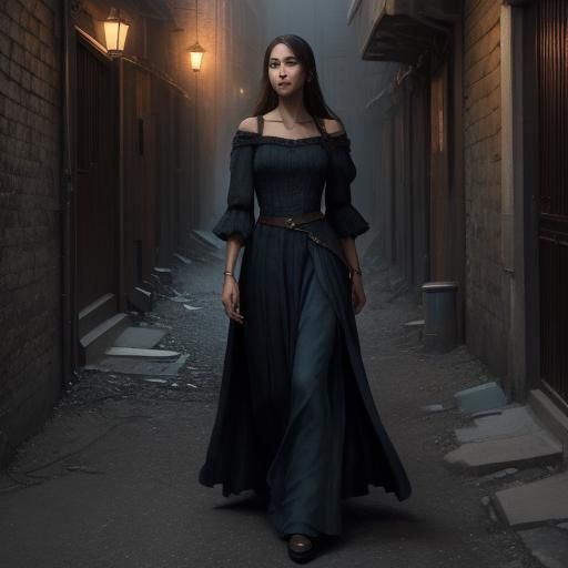 Deserted Alleyway: Filmic Hyperrealism in Ashcan Style