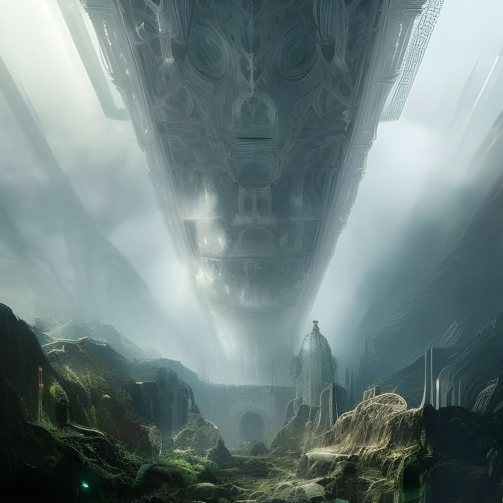 Surreal Liminal Spaces in Digital Matte Painting
