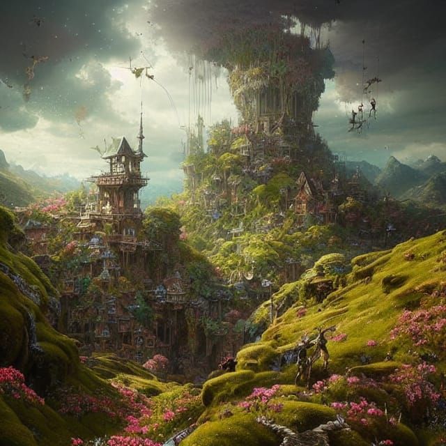 Epic Fantasy Landscape Art in 8K Resolution
