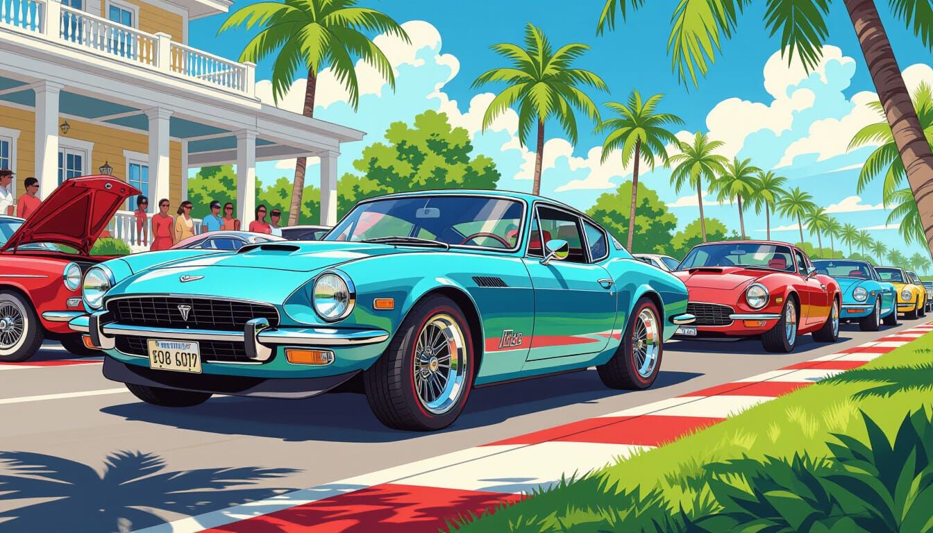 Retro Sports Cars at Amelia Island Auction