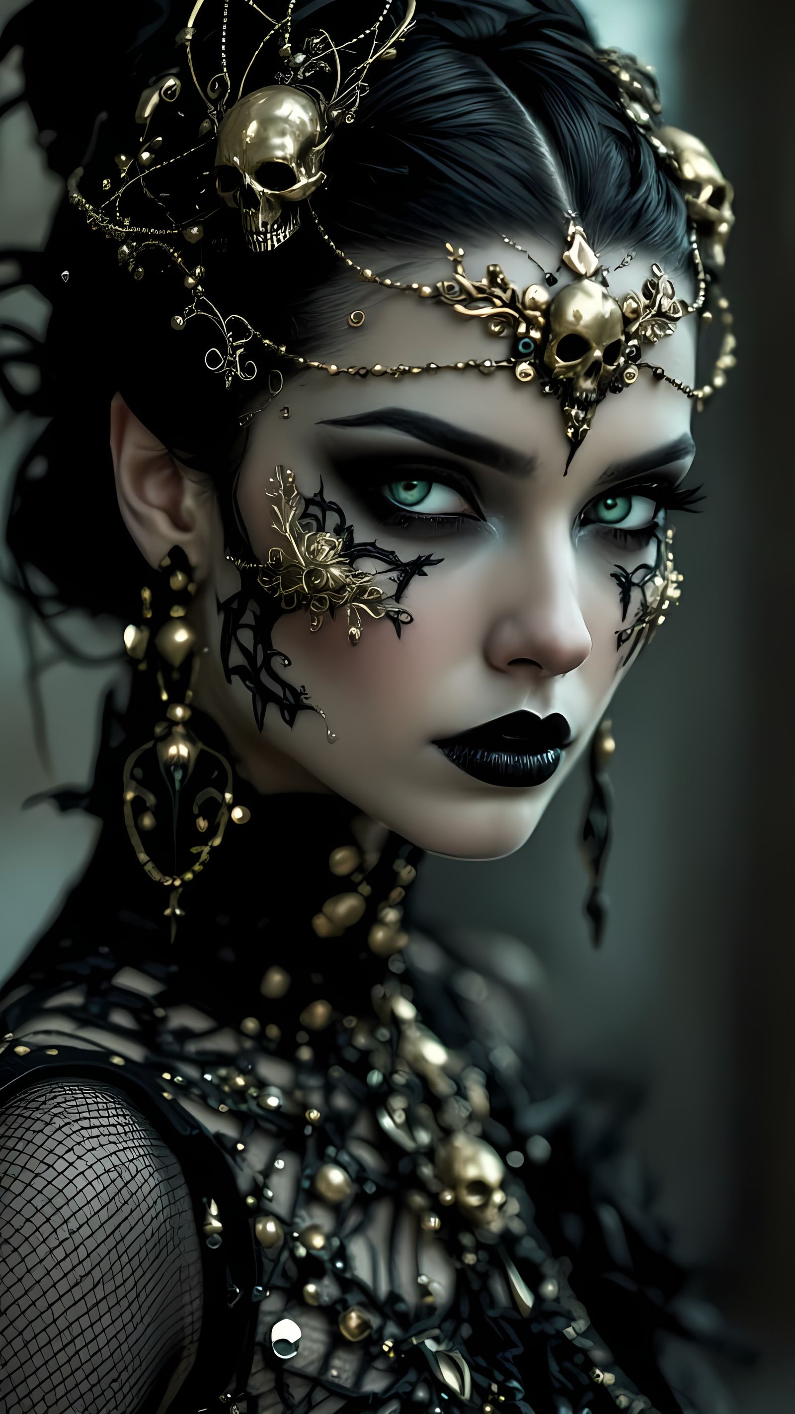 Goth Couture in Dark Elegant Style