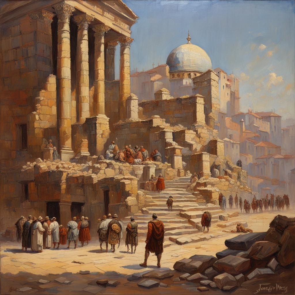 Saginius: Oil Painting in James Gurney Style