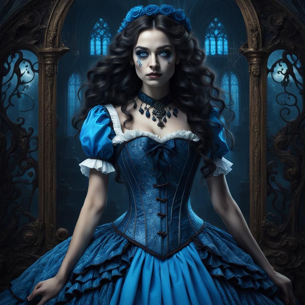 Gothic Alice in Wonderland Concept Art