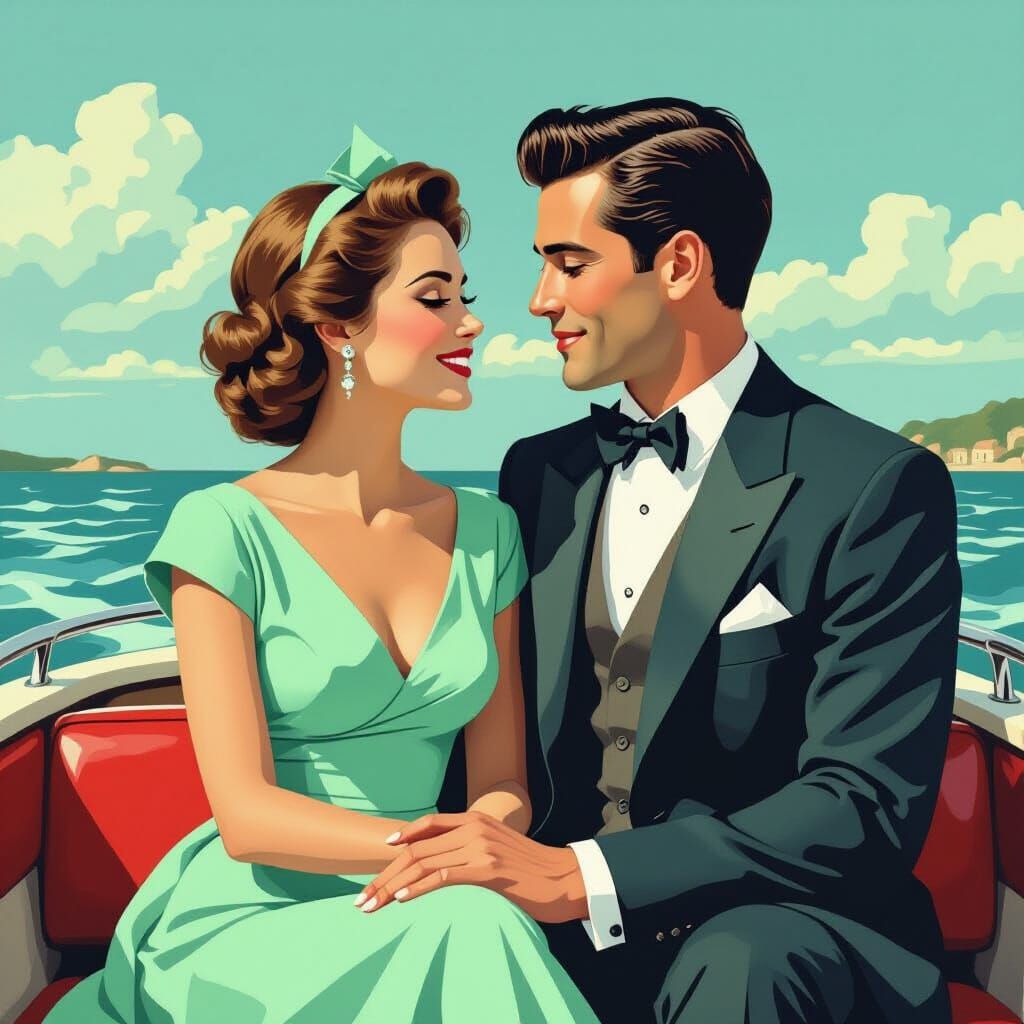 Whimsical Boat Tour in Retrocore Style