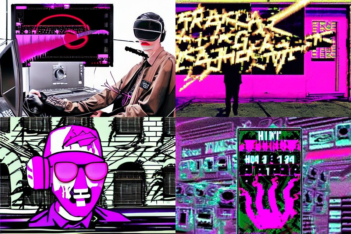 AI Generated Terrorwave Image