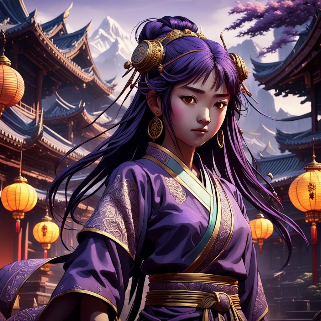 Far East Asian Cultures in Anime Style