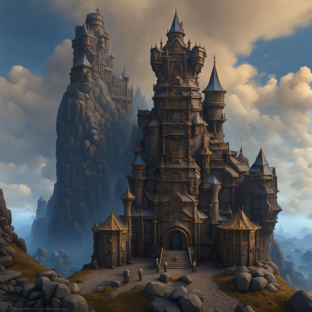 Epic Dwarf Fortress in Mountain Stronghold