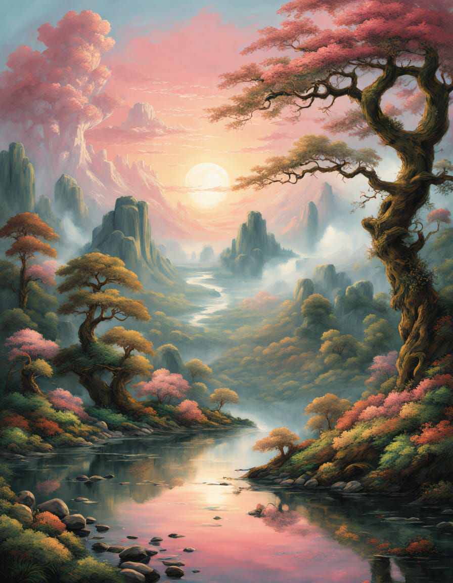 Fantasy scape. And yet, oddly familiar!