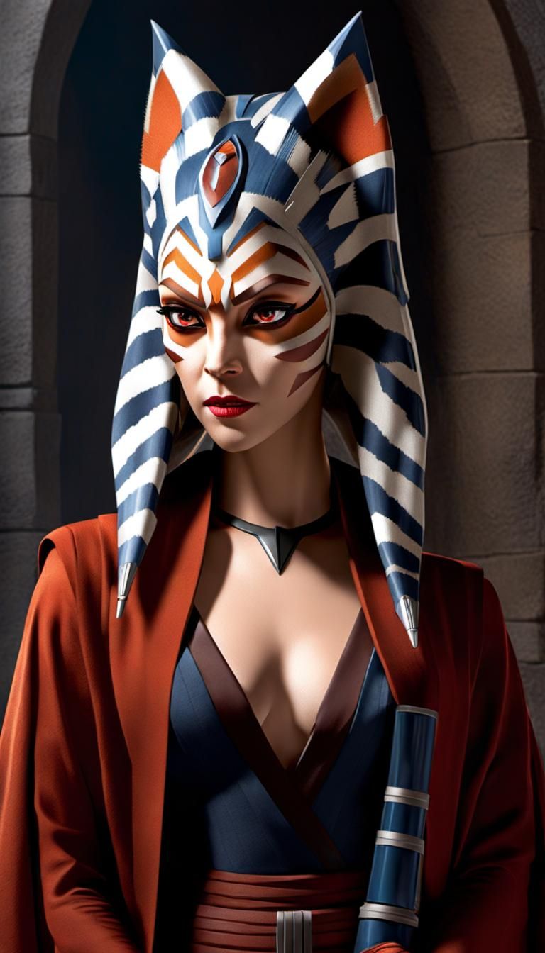 Monster Ahsoka as Vampire in Horror Style