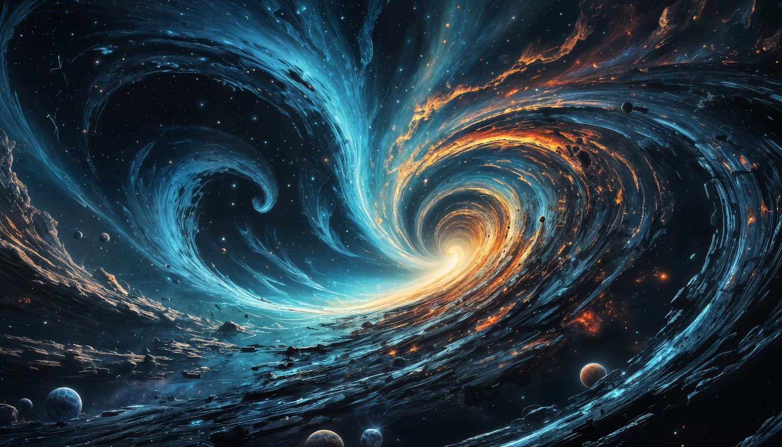 Cosmic Vortex in a Second Universe