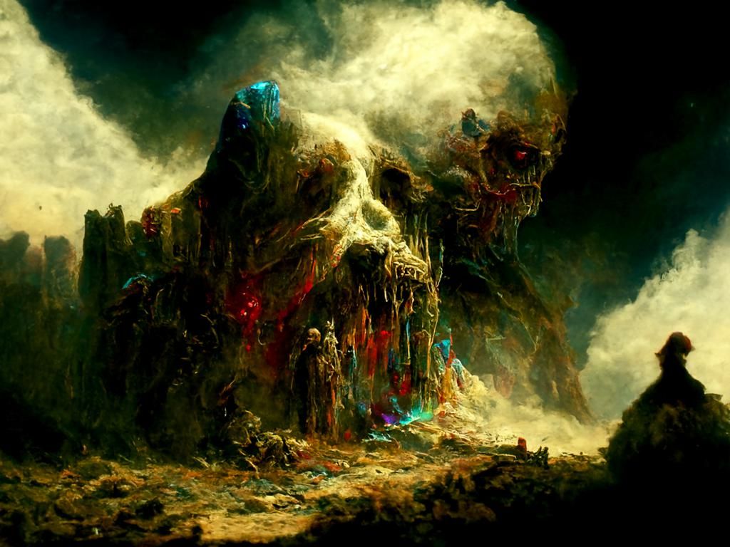 Accursed Revenant Digital Painting