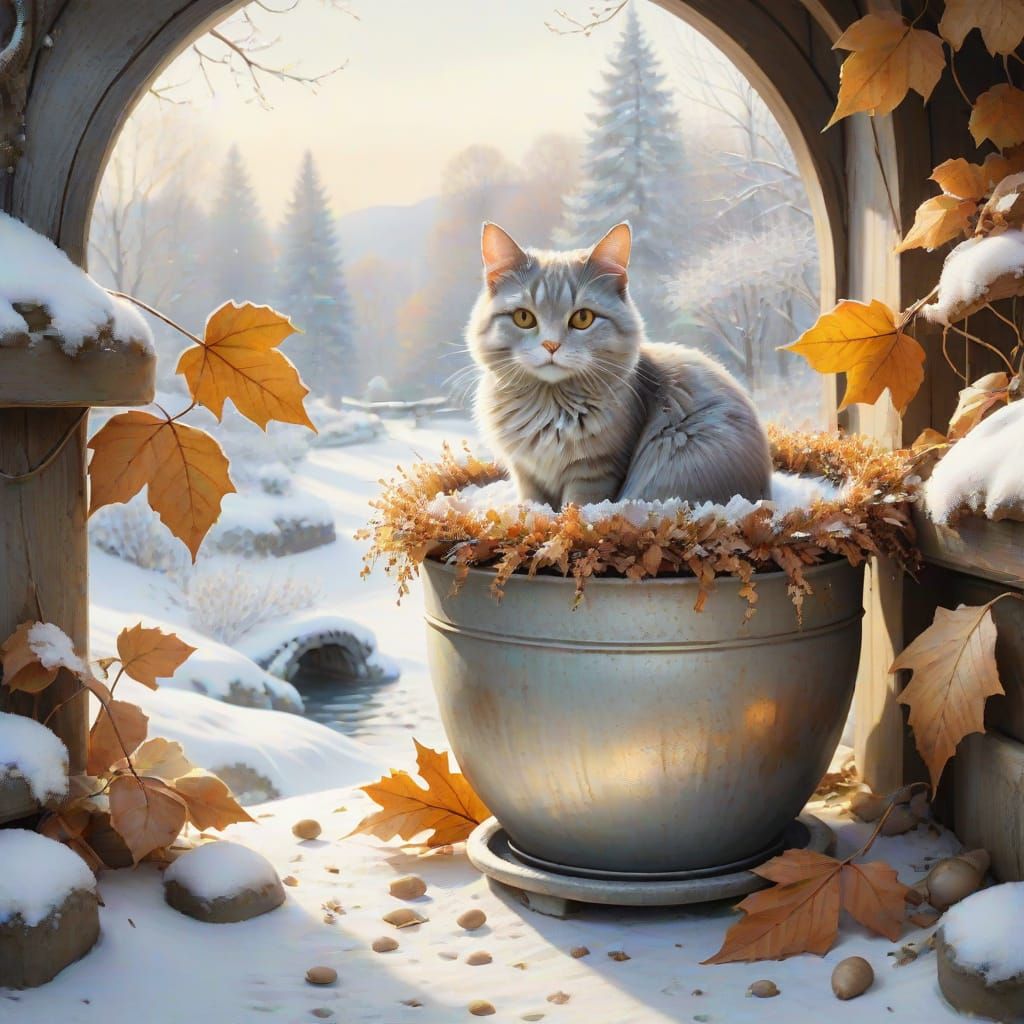 Snow cat...
