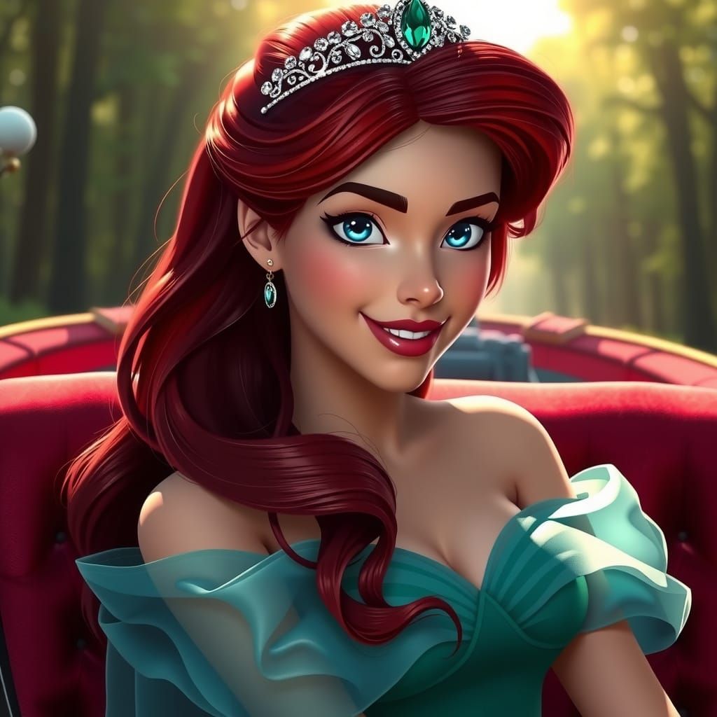 Ariel in a Summer Carriage Portrait