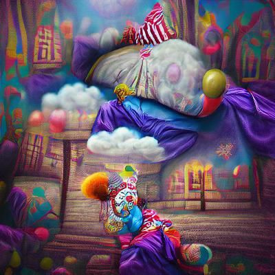 Flip the Clown from Slumberland: Dreamlike Digital Illustrat...