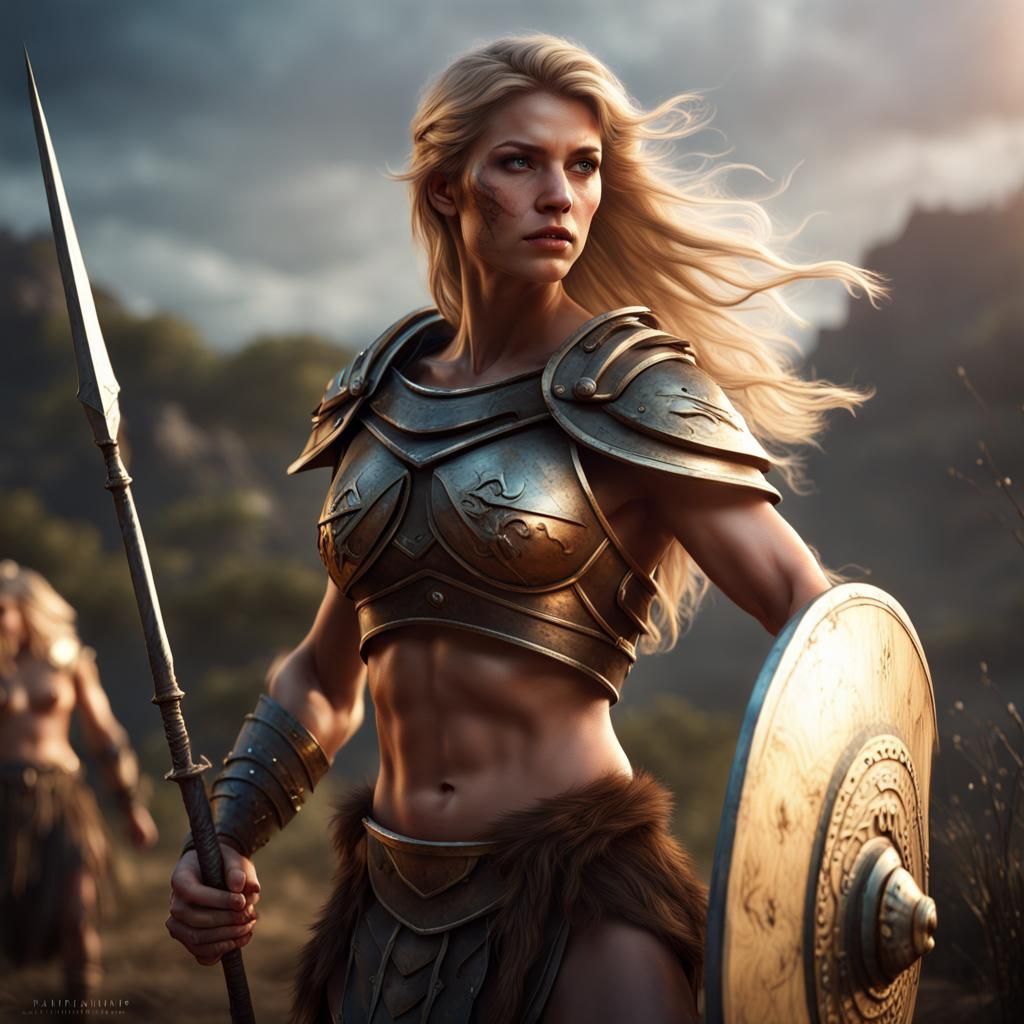 female spartan warrior
