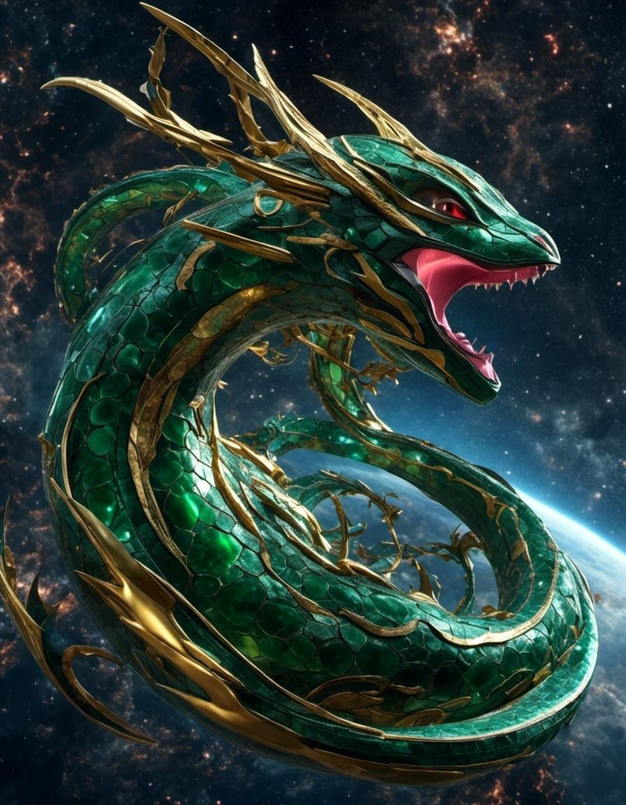 "Realistic Rayquaza"