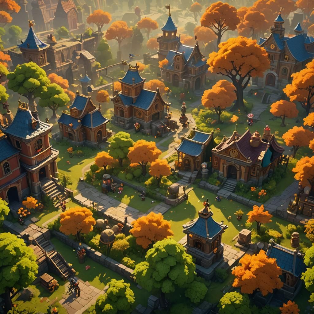 Brawl Stars Characters in Detailed Fantasy Arenas