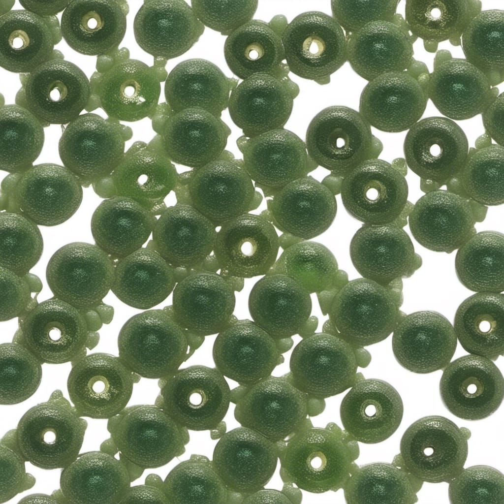 Matrix Code in Hologram Green and Yellow