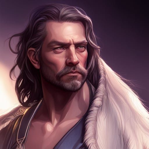 Intricate Portrait in Trending Artstation Style