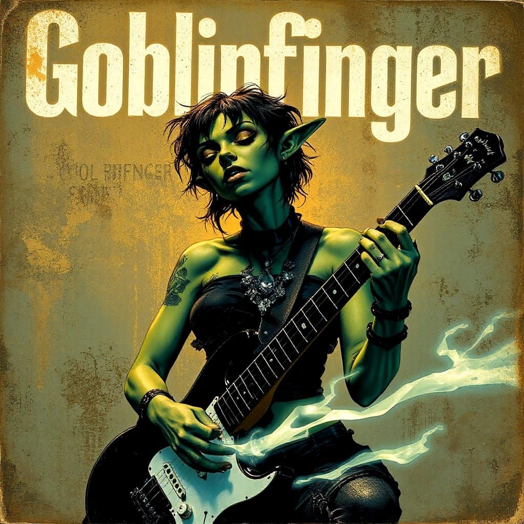 Goblin Woman Guitarist Album Art