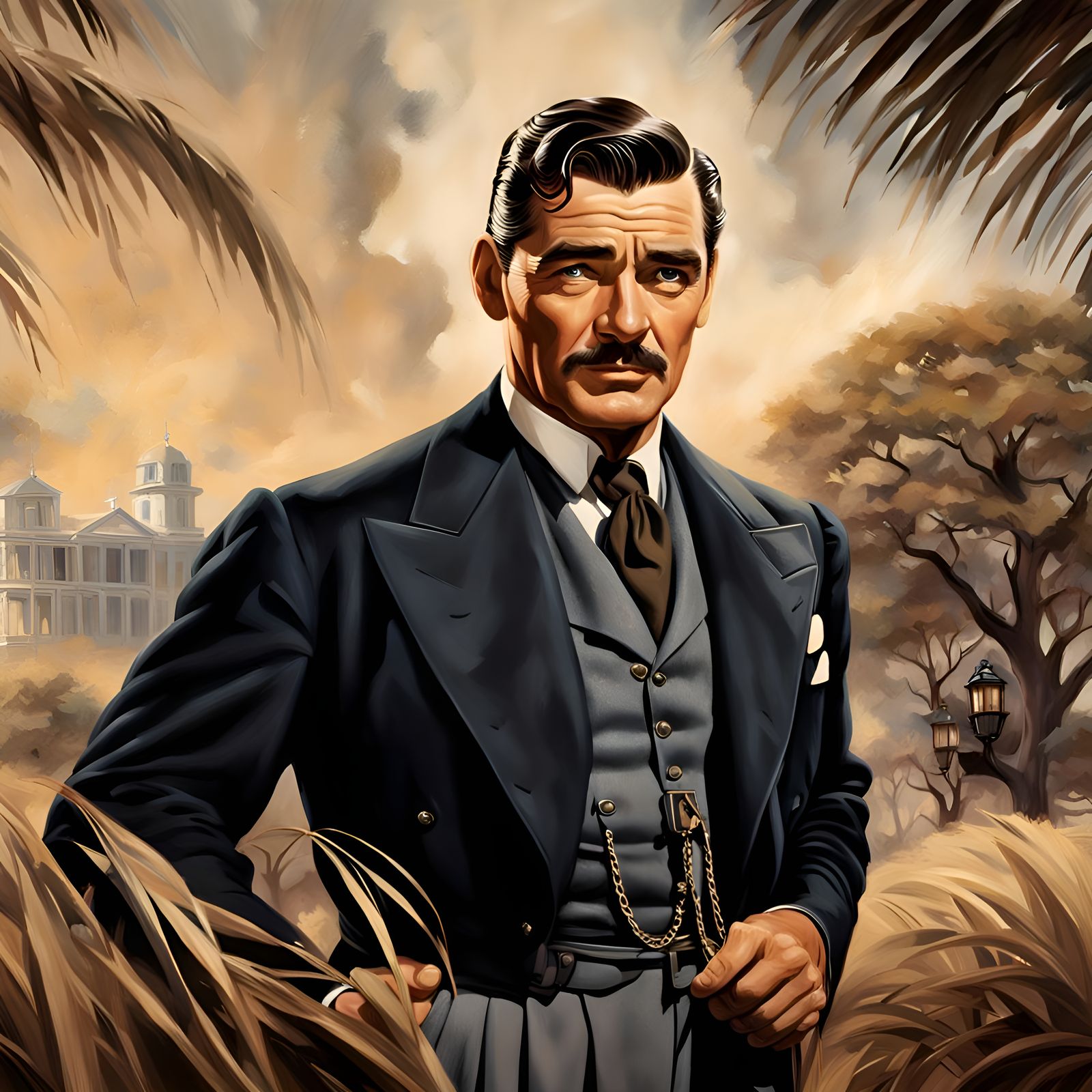 Clark Gable.... Frankly My Dear, I Don't Give a Damn.