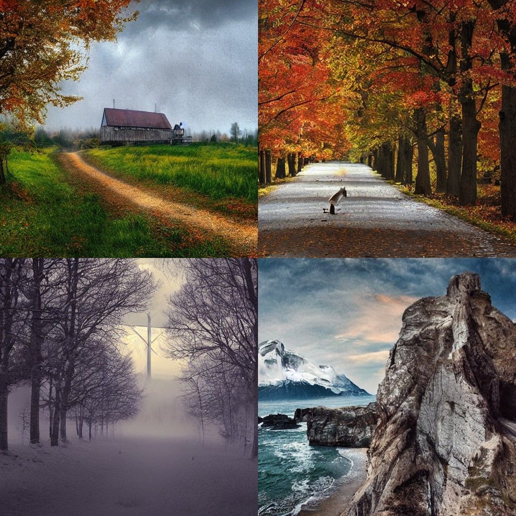 Abstract Composition with Expressive Brushwork