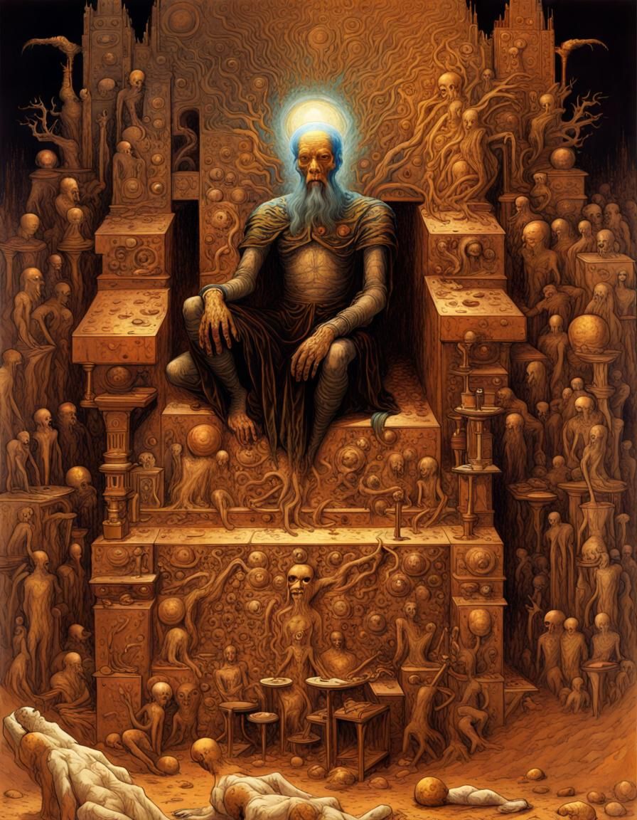 Emperor of Mankind on the Golden Throne