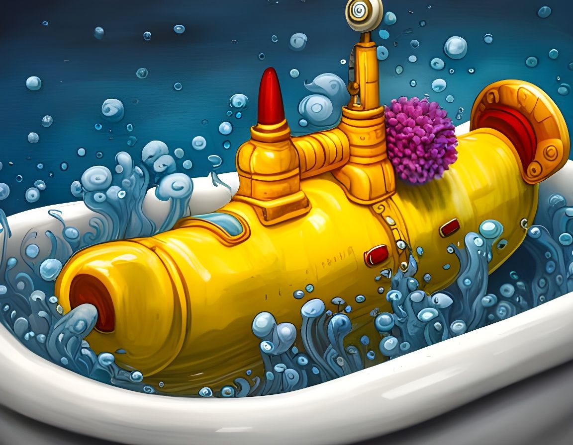 🎶we all live in a yellow Submarine🎶