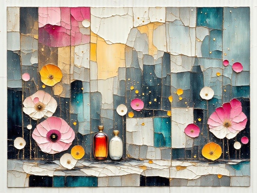 Ethereal Perfume Rooms with Alcohol Ink Splash