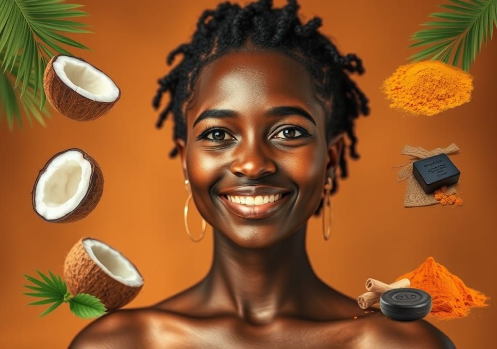 Radiant African Beauty with Natural Skincare