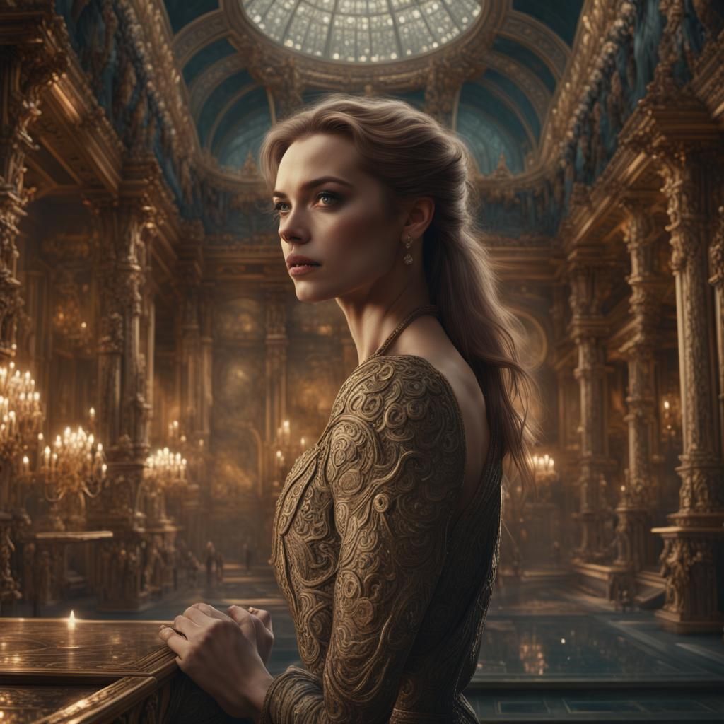 Beautiful Woman: Epic Cinematic Digital Painting