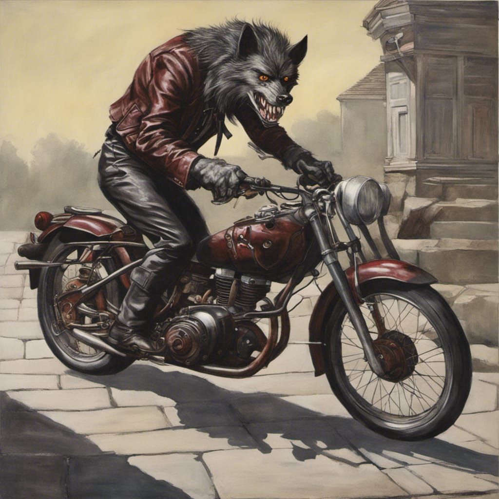 Werewolf - a cool rider