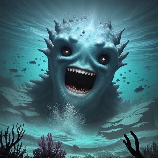 Monster Amoeba Underwater