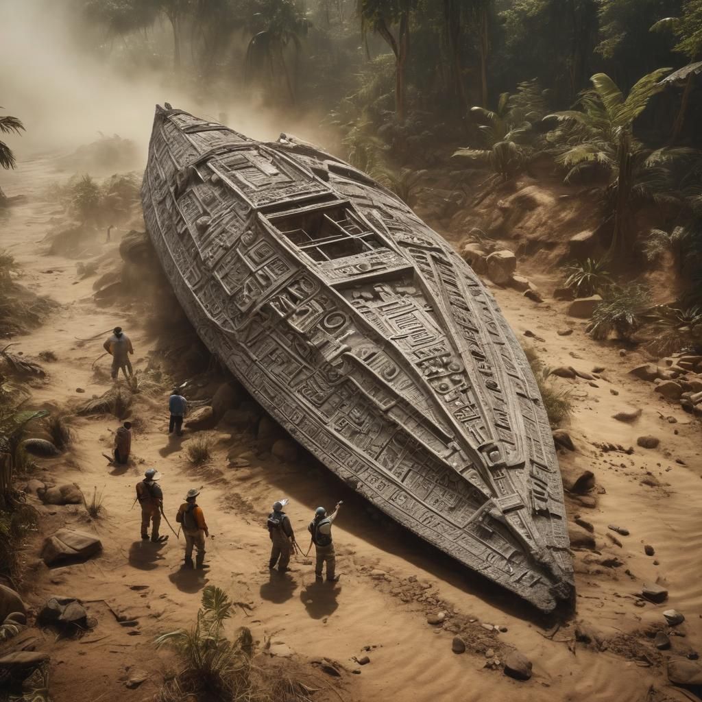 Archaeologists Discover Ancient Spaceship in Peruvian Jungle