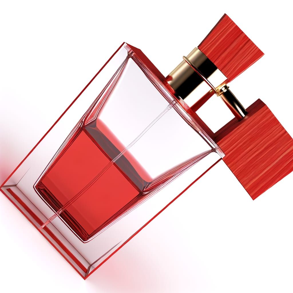 Parallelogram Perfume Bottle in High-Resolution 3D
