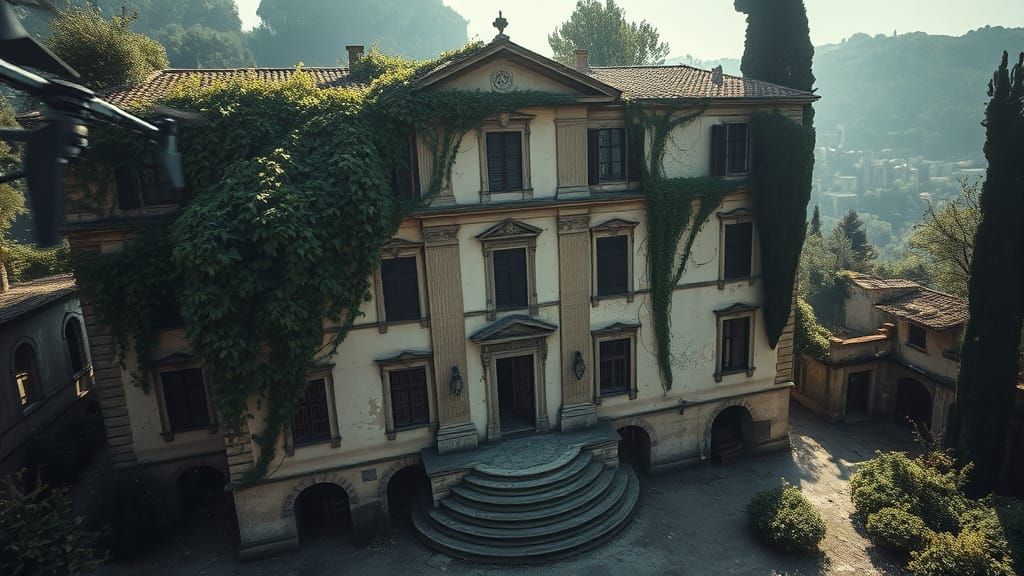 Italian Villa Reclaimed by Nature: Urbex Photography