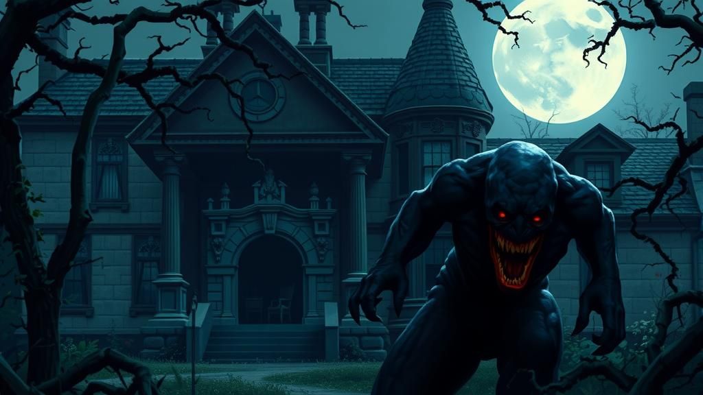 Resident Evil Game Cover in 8-bit Pixel Art