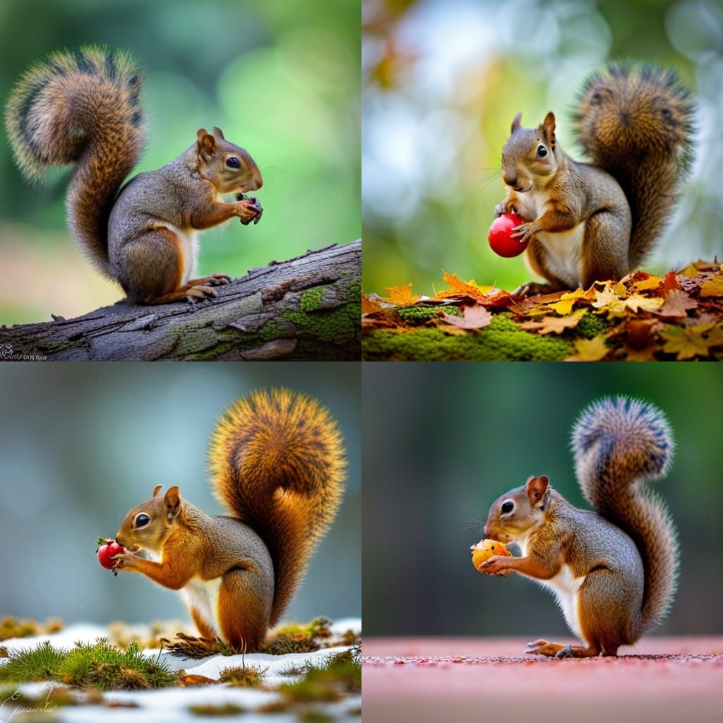 Squirrel Portrait: Professional Wildlife Photography