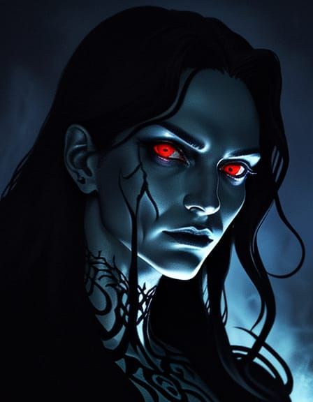 Surreal Figure Embodies Midnight Fear in Dark Occult Style