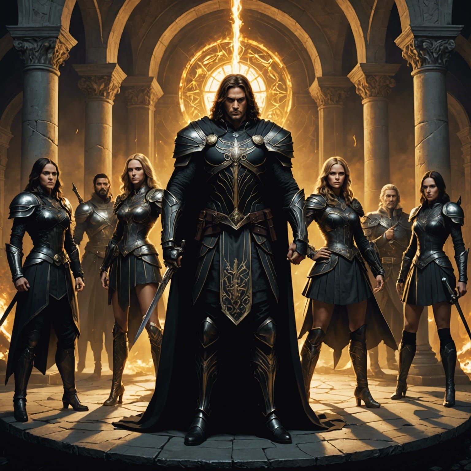 Epic Battle: Key Figures United Before the Storm